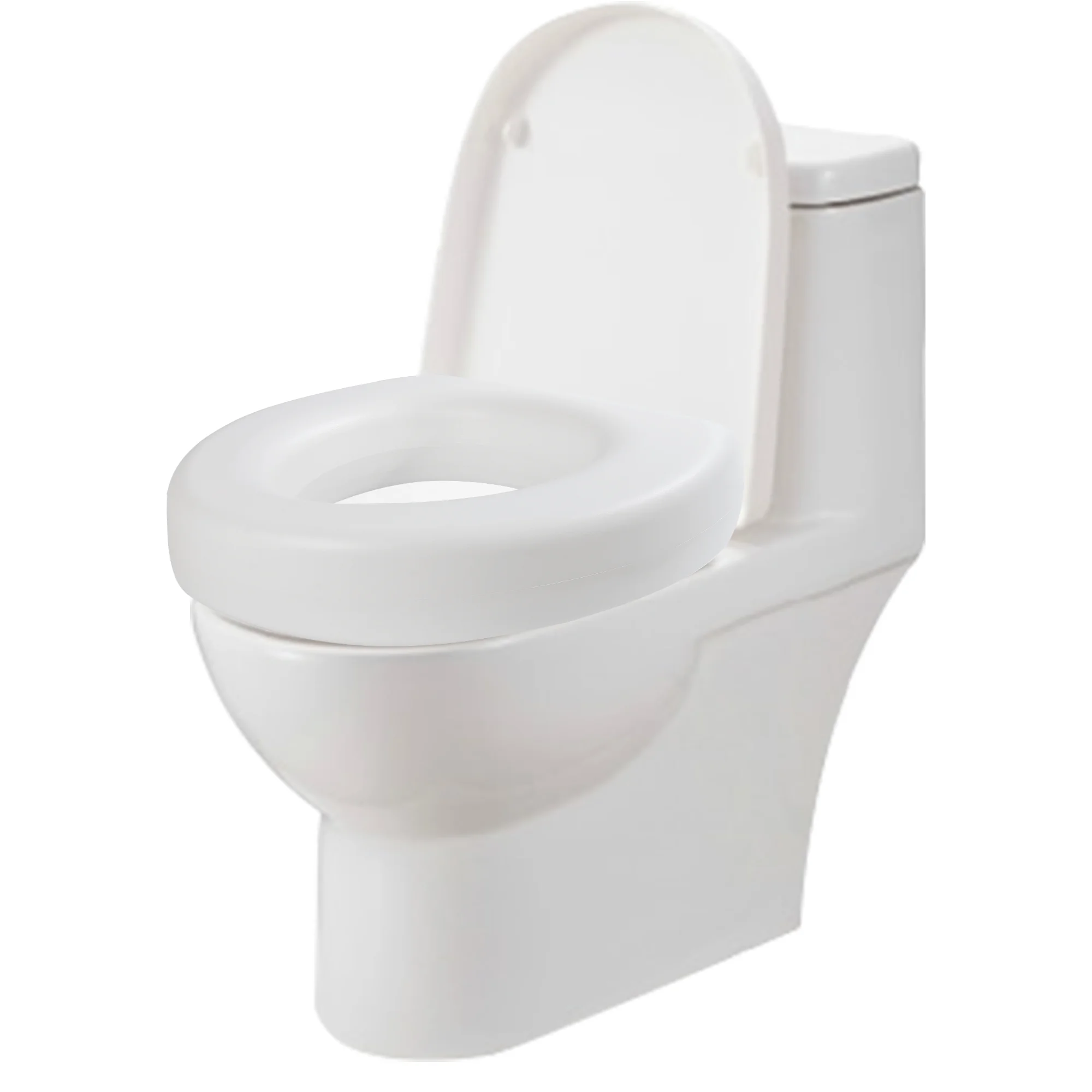 Toilet Seat Riser,3 Inch, Toilet Seat Risers for Seniors, Raised Toilet Seat, Slip-Resistant, Toilet Riser, Elevated Toilet Seat