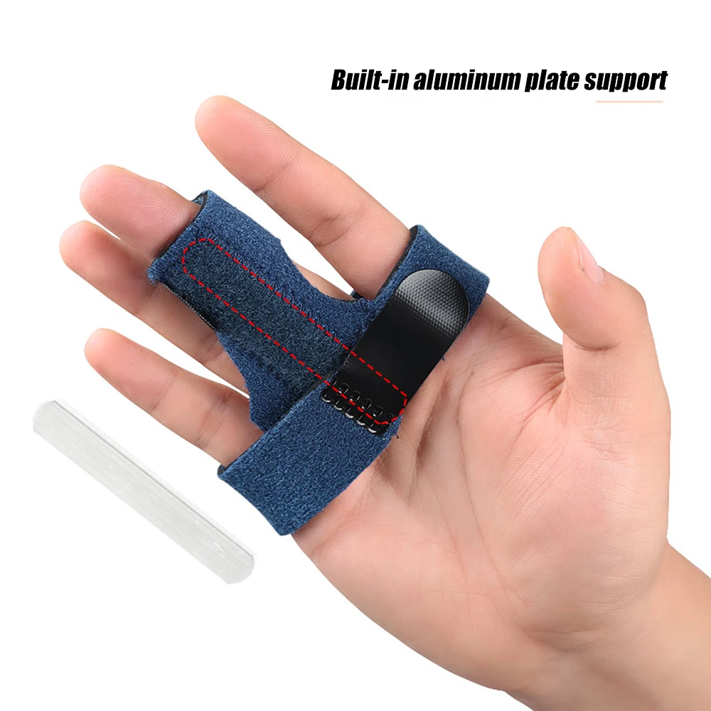 Tcare 1 PC Finger Splint Support for Trigger Finger, Mallet Finger, Baseball Finger, Strain, Sprains, Broken Fingers, Basketball