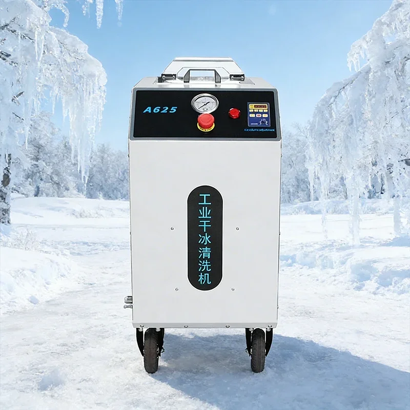 Dry Ice Cleaning Machine High Performance Dry Ice Blasting Cleaner Portable CO2 Blast for Metal Rust Removal Cars Vehicle