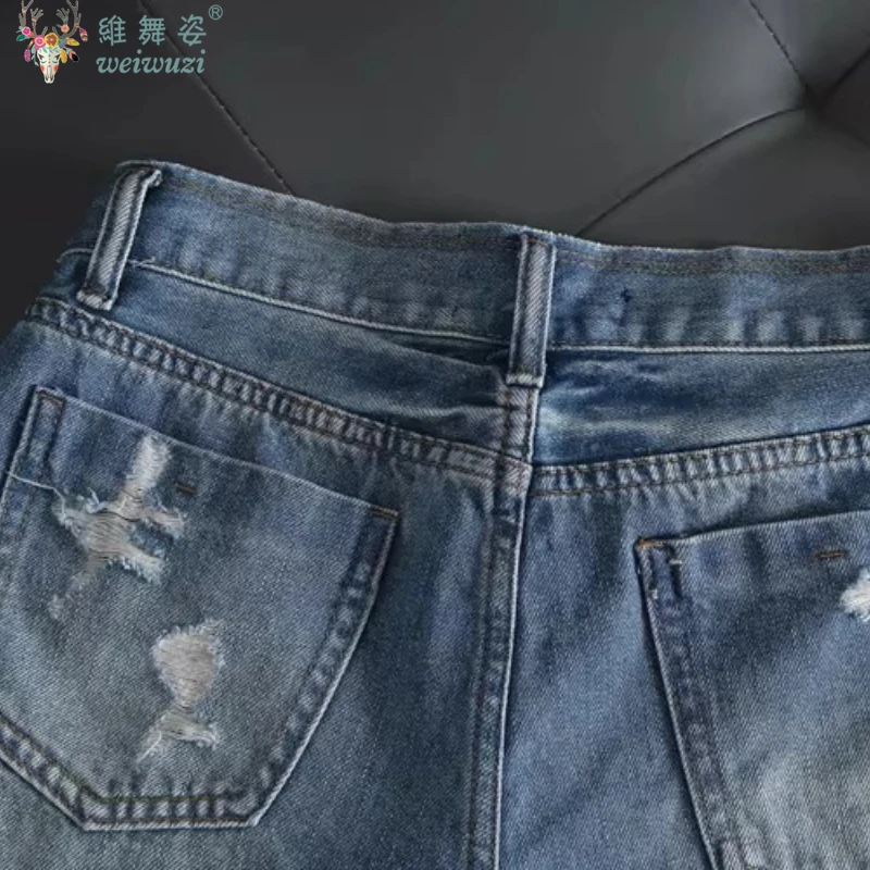 Fashion Sexy Low Waist Women Denim Shorts Summer Beach Slim Fit Tassel JEANS Hot Pants Spicy Girl Basic Style Leisure Streetwear view 5
