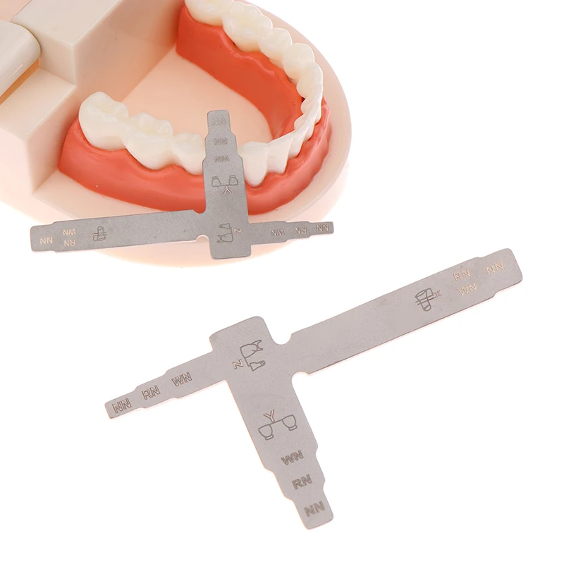 

1 Pcs Dental Implant Measure Ruler For Interdental Distance Implant Locating Caliper T Shape Measuring Gauge Measuring Ruler