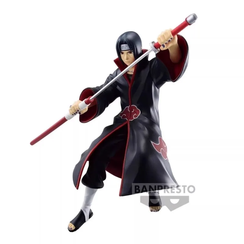 Bandai Original BANPRESTO NARUTO NARUTOP99 Uchiha Itachi PVC Anime Action Figure Model Collection Toy Christmas gifts for kids