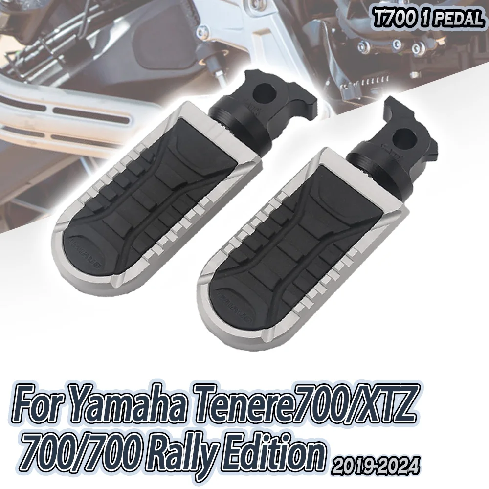 

Rider Foot Pegs Rests Motorcycle Rotatable FootPeg For Yamaha Tenere XTZ 700 Floorboard Pedal For YAMAHA Tenere700 Rally Edition
