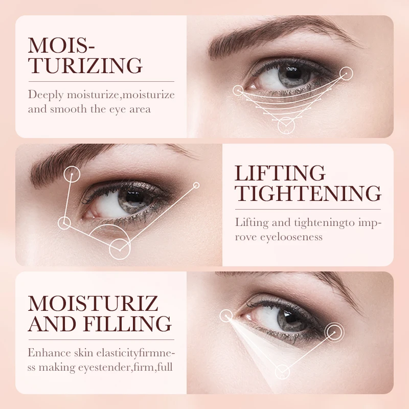 كريم عين الريتينول عصا إزالة الهالات السوداء المضادة للعيون ترطيب ثبات العيون سطع منتجات العناية ببشرة العين