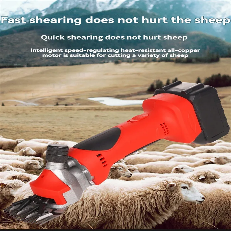 24V lithium battery wool shearing machine lithium battery rechargeable wool shearing machine, electric pusher, electric scissors