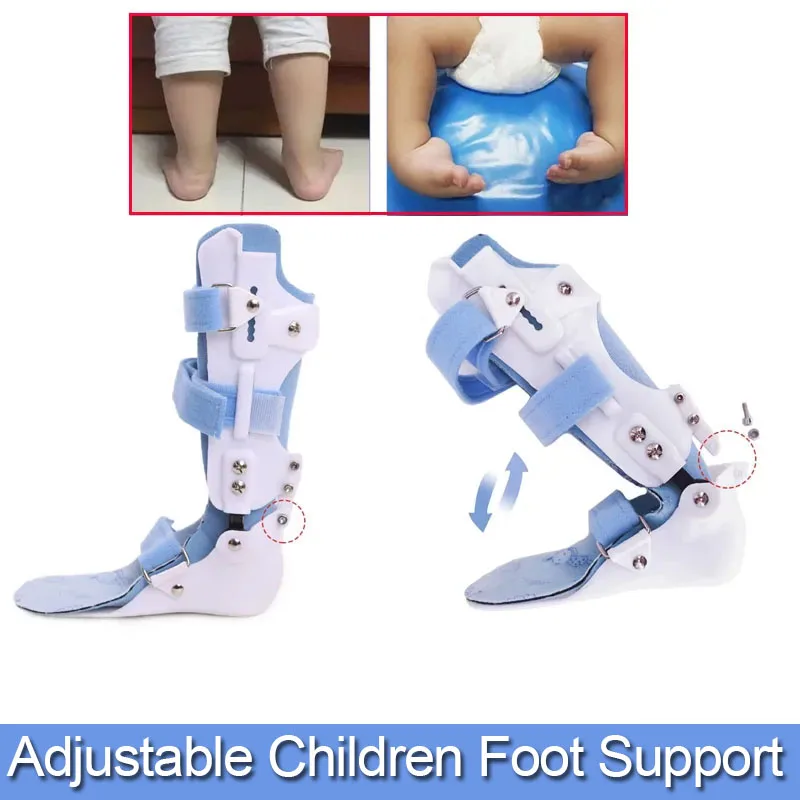 

Adjustable AFO Drop Foot Support-Medical Children Ankle Corrector Brace-Ankle Joint Varus Valgus Calf Fracture Fixer Removable