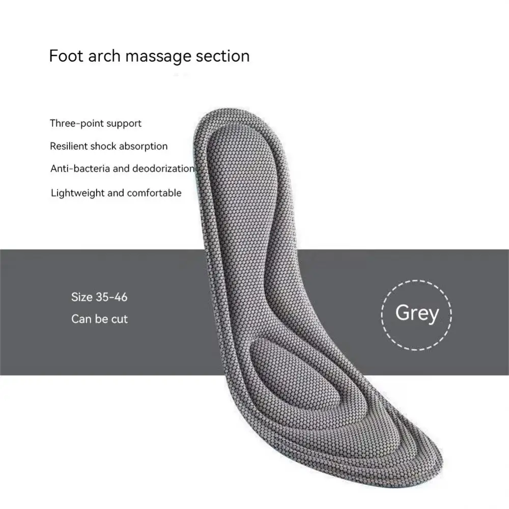 1~4PAIRS Shoe-pad Lightweight Care Insole Pu Soft Insole Anti Odor And Sweat Absorbent Insole Orthopedic Insole