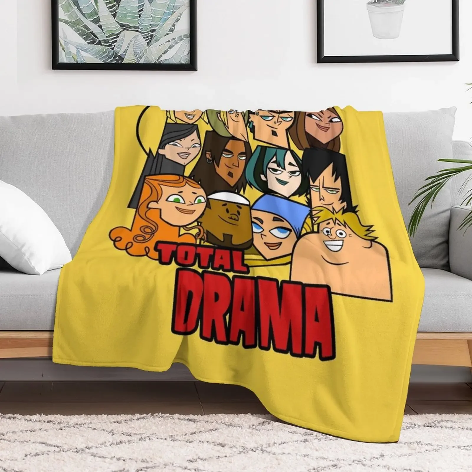 total drama Throw Blanket Warm Accent Blanket for Living Room Decoration