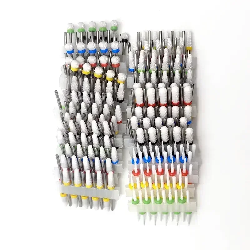 10 Ceramic Drill Bits, Milling Cutters, Rotating Nail Polish Grinding Machine Accessories, Overflow Removal Tool Accessories2026