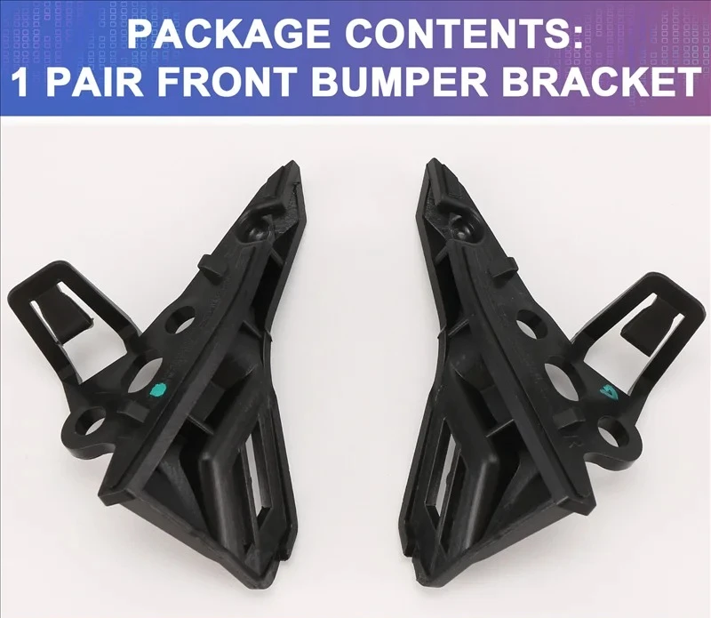 

1Pair Front Bumper Support Mount Holder Bracket T4N5795 T4N5794 For Jaguar XE 2016-2020 GX7316F072 GX7316F073
