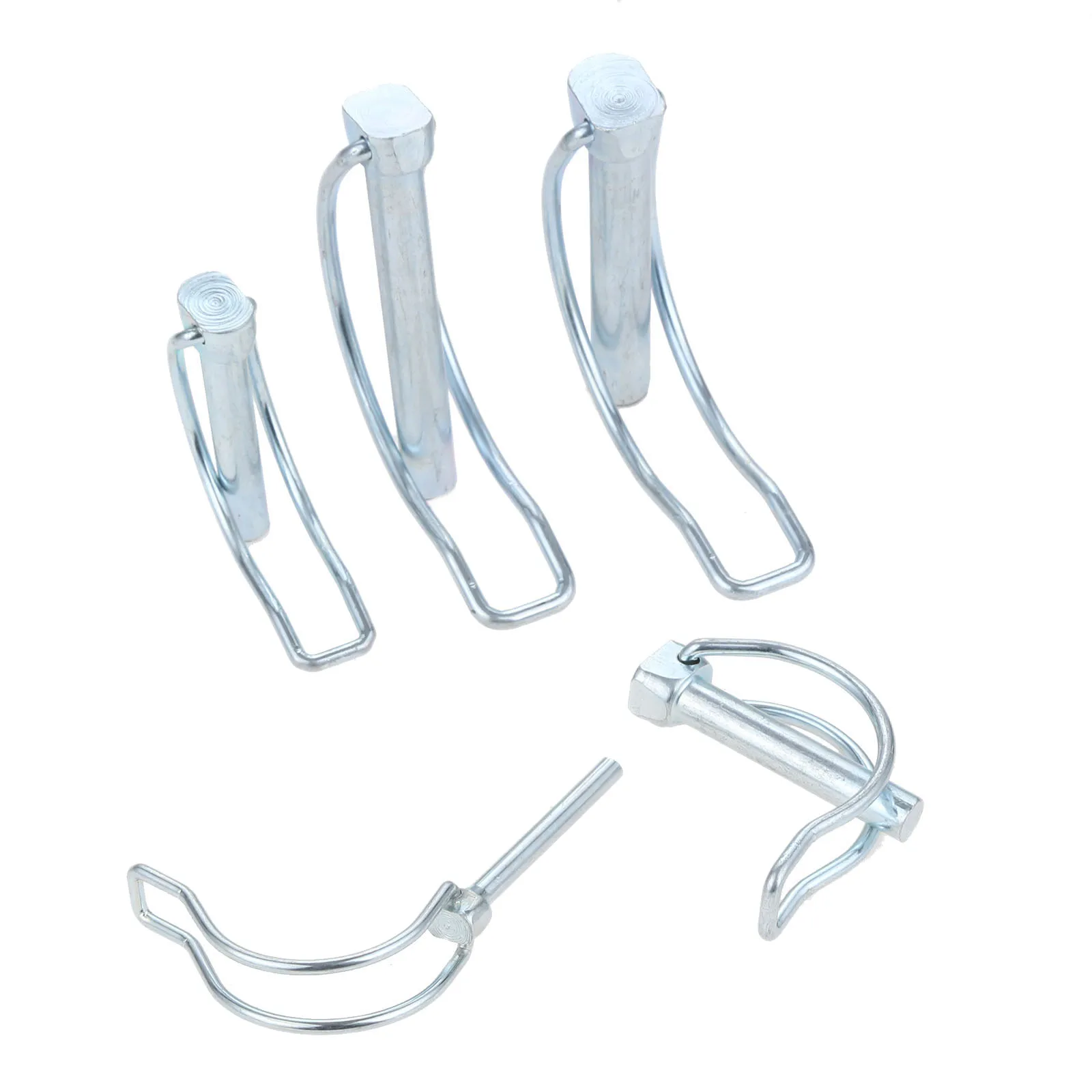 AliExpress NONE 4pcs Steel Couple Safety Pin M8*50mm Latch Quick Lock Release Trailer Hook Clip Bicycle Stroller RV D-pin with Lug