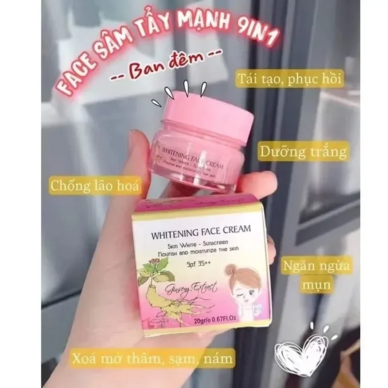 

KEM FACE SAm TAy Manh9IN1 - Duong Trang Da Ban Dem Face Cream20g