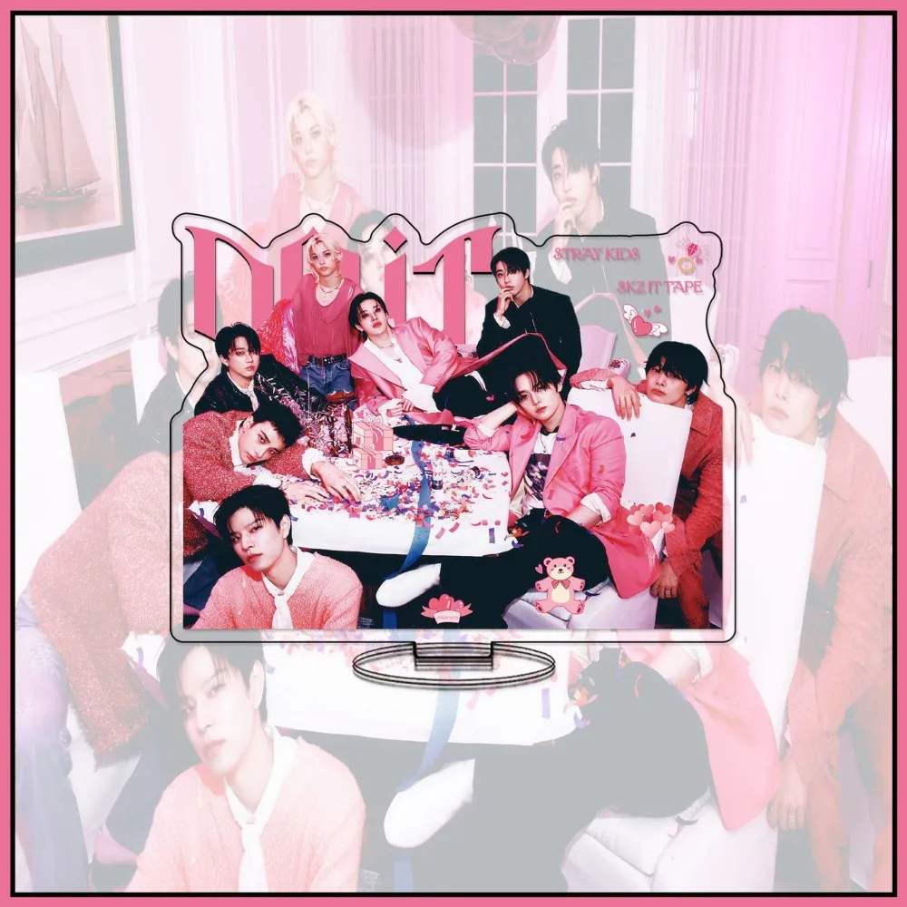 

Новые аксессуары для ключей с фотографиями персонажей из альбома Stray Kids, эксклюзивная коллекция SKZOO для фанатов K-pop, подарки.