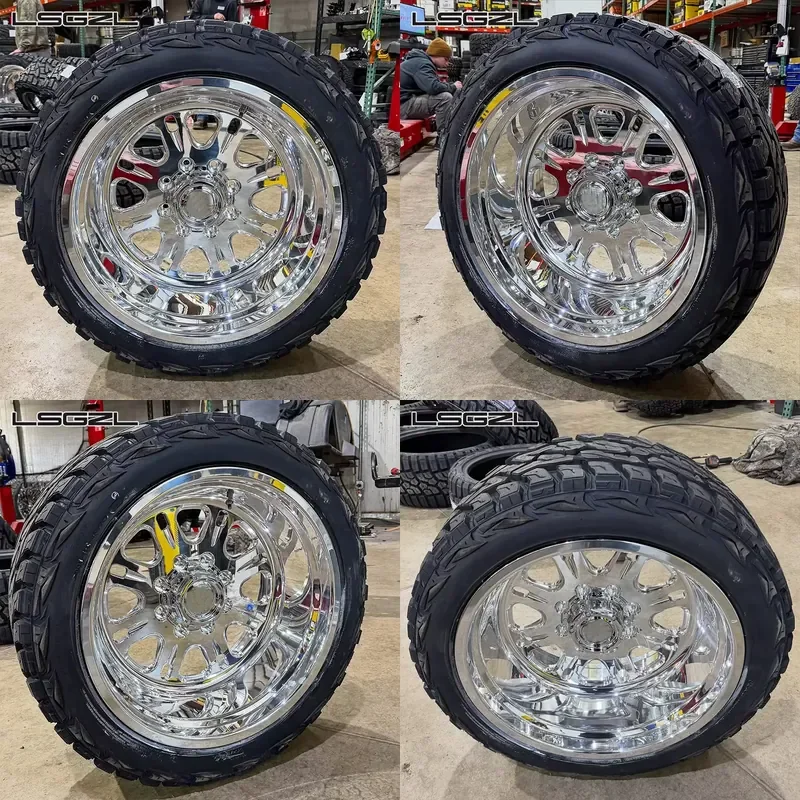 i LSGZL Forged Truck Wheels 20x12 22x12 24x12 24x14 26x14 26x16 Inch 8x180 10x225 8x170 for silverado 1500 2500
