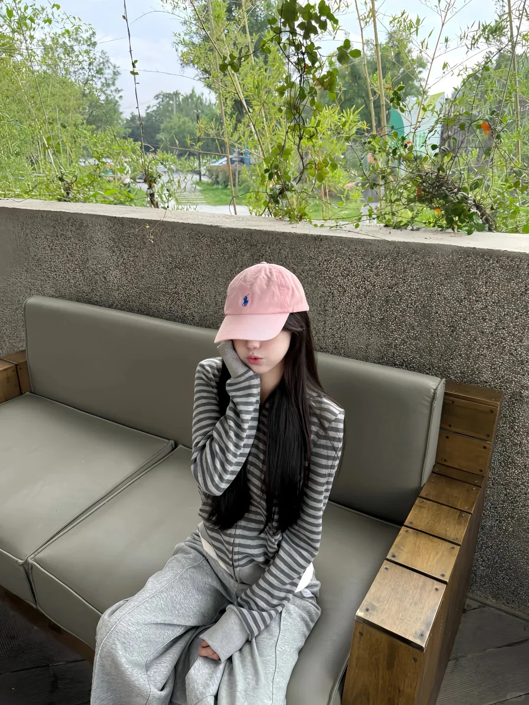 

Korean Style Striped Hoodie Women's Slim Fit Zipper Cardigan Spring New Arrival Fashionable Outerwear Long Sleeve Girls