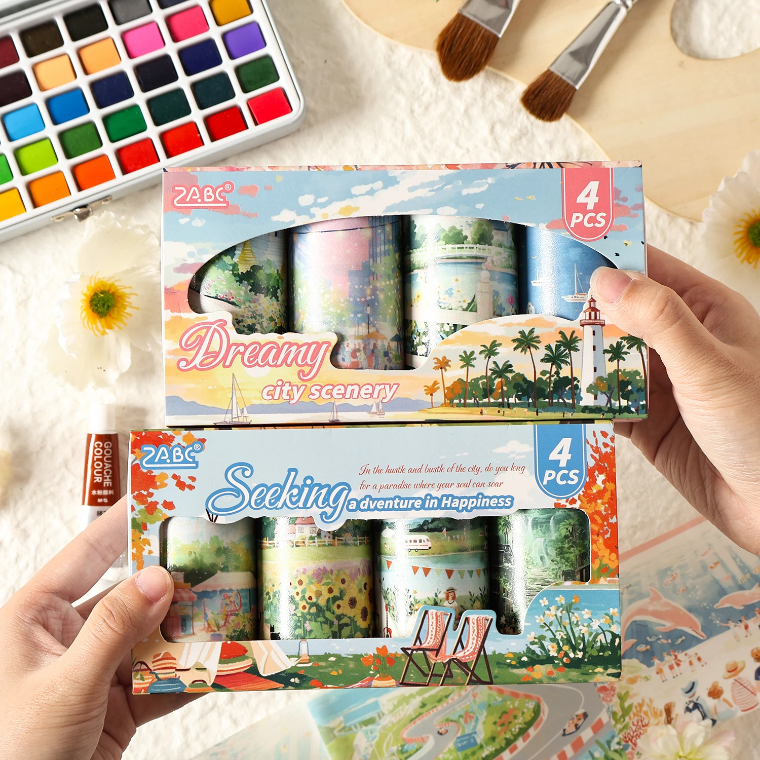 conjunto-de-4-rolos-de-fita-washi-pet-de-200cm-com-tema-floral-para-amantes-de-plantas-e-flores-fita-decorativa-estetica-para-diario-e-adesivos-de-papelaria