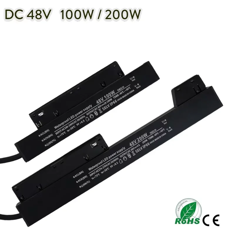 100W 200W Sterownik zasilania AC 220V do DC 48V Niskie napięcie izolowane moc 2A 4A dla światła torowego Szybka dostawa 6-8 dni Przybycie bezpłatna