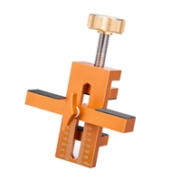 Cabinet Door Mounting Jig Widened Thickened Aluminum Alloy Cabinet Door Installation Positioner for 7-40mm Wood Board