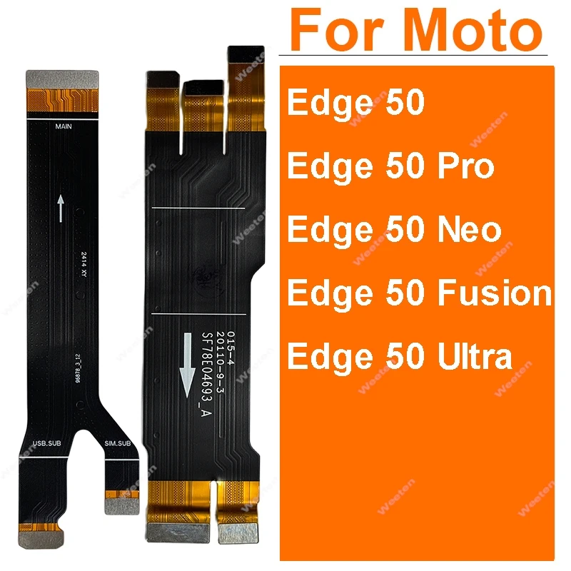 Cable flexible de placa base duradero para Motorola Edge 50 Pro Neo Ultra Fusion, cable flexible de placa base para teléfono móvil, conexión estable