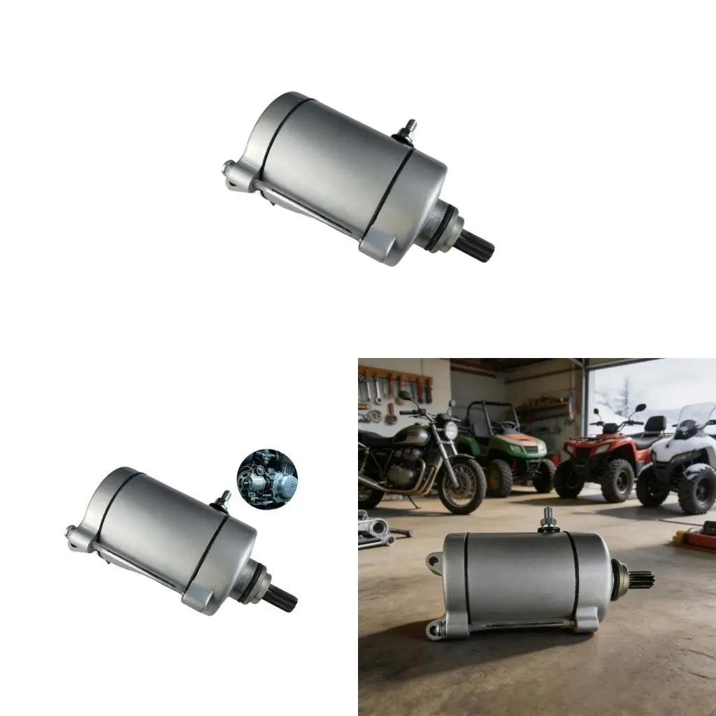 High Performances Engine Starter Motor for Motorcycles ATVs Lawn Mowers Snowmobiles Cold Weather Resistant  