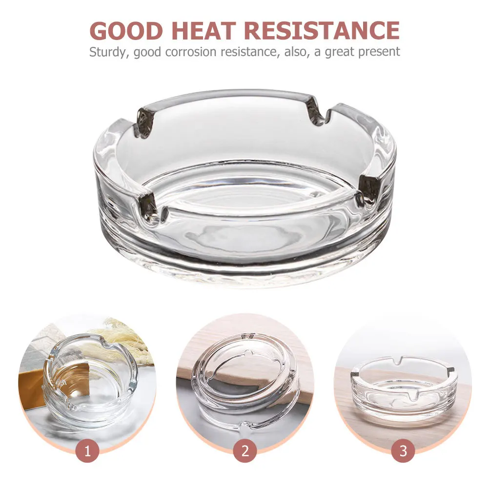 Rauchtablett, Tischglas, Schüssel, Zigarettenherstellung, Zubehör, transparenter Gleitbecher