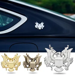 Emblem Decal Metal Badge Car Sticker Decal Eagle Shape Body Tail Car Decorative Stickers 3D Presidential Badge Scratch Stickers