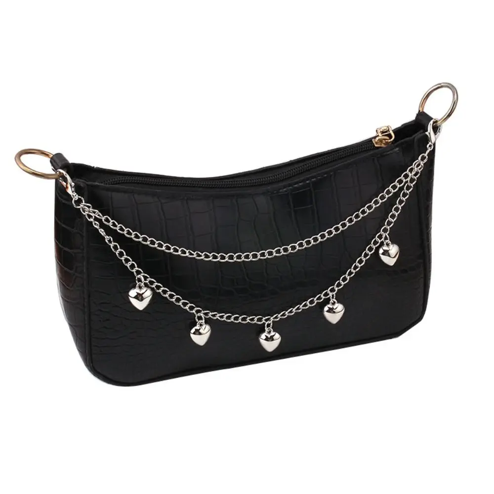 

Butterfly Metal Bag Chain Heart Bag Straps Multi-layer Metal Chain Strap Handbag Handle Bag Decorative Chain