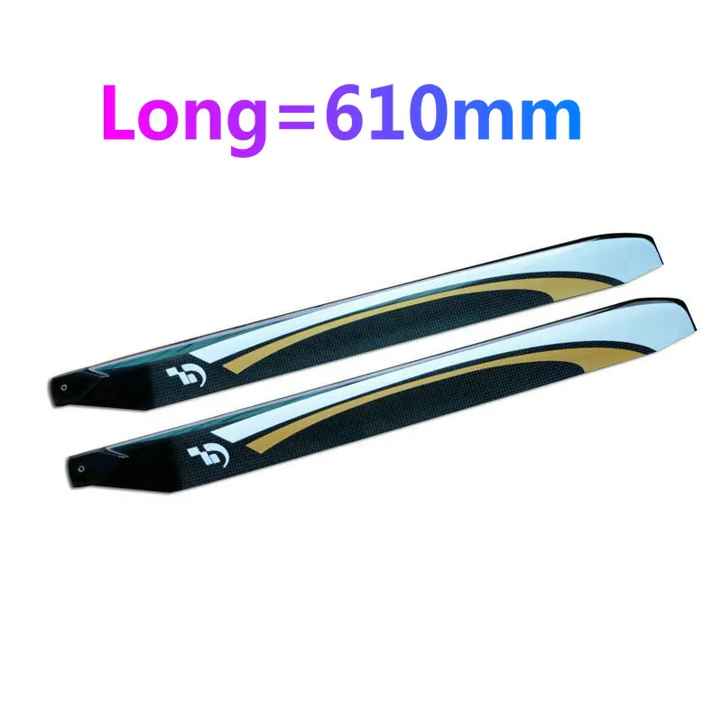 610mm Carbon Fiber Main Rotor Blade For Rc Helicopter