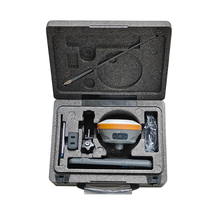 RTK Receiver Base Rover Multi-GNSS Surveying Equipment D8Pro IP68 Rated -30~65 Operating Temp 4G/Bluetooth/WiFi