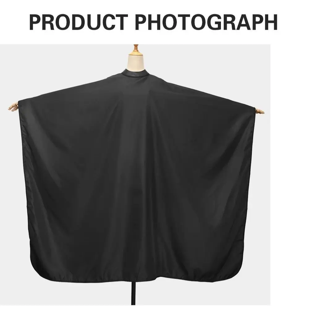 New Silicone Neckline Haircut Cloth Hidden Buckle Waterproof Barber Cape Hairdressing Coat Aprons Household Merchandises