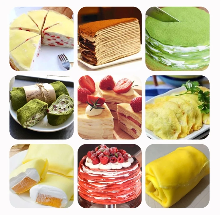 Sancks-máquina automática para hacer tortitas, dispositivo duradero de 100-300 unids/h, para tartas de mil capas