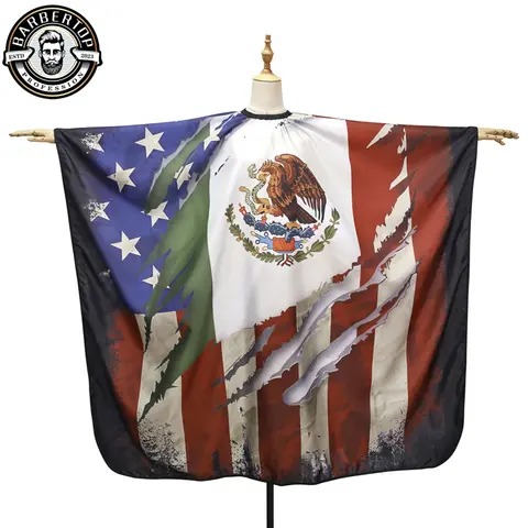 Barbershop Hairdressing Cloth Barber Gown Thickened Edge Fabric Hairdresser Apron Pro Waterproof Hair Cutting Capes Tool
