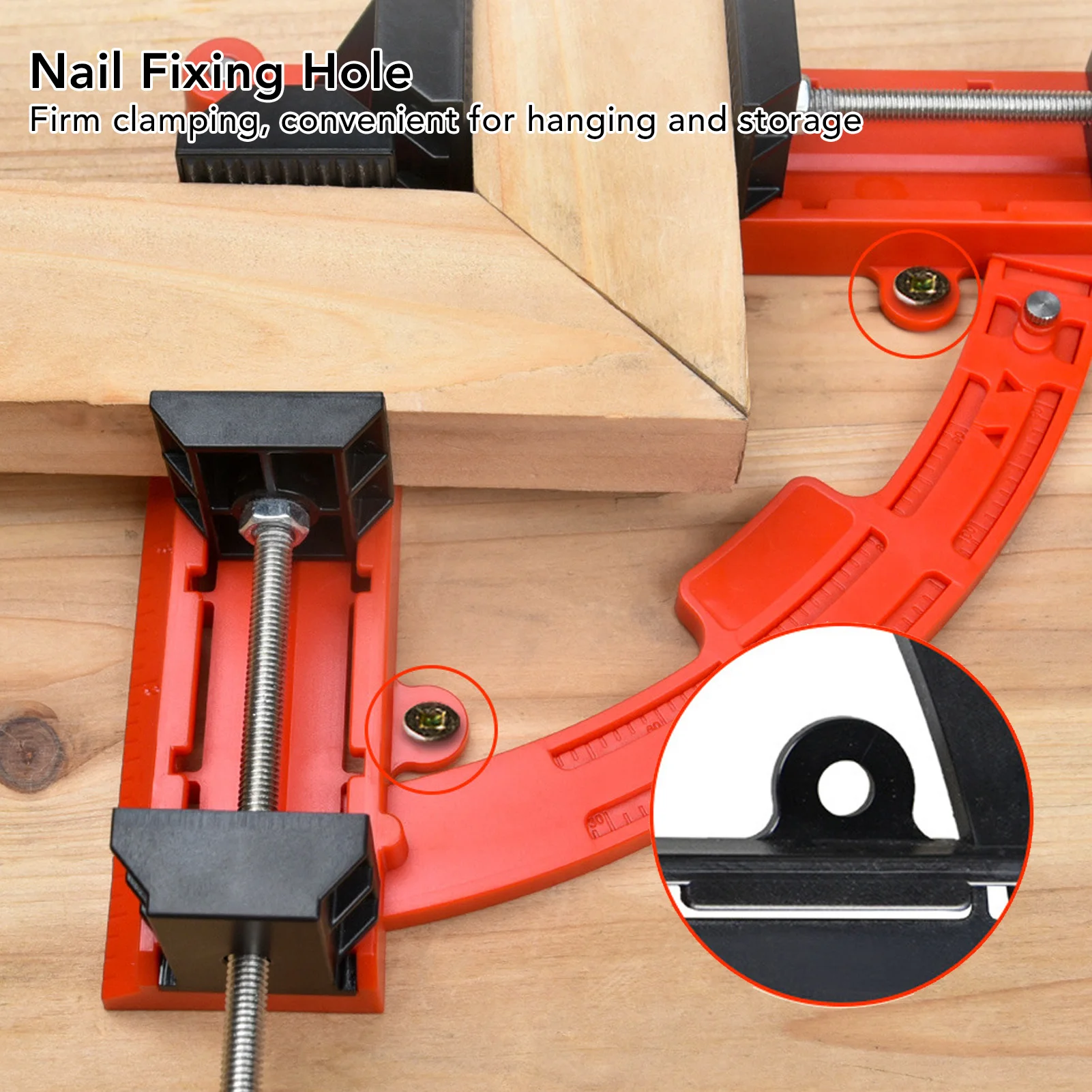 Movable Corner Clamp 30‑90 Degree Adjustable Multi Angle Clamp Fixing Tool For Home And Woodworking