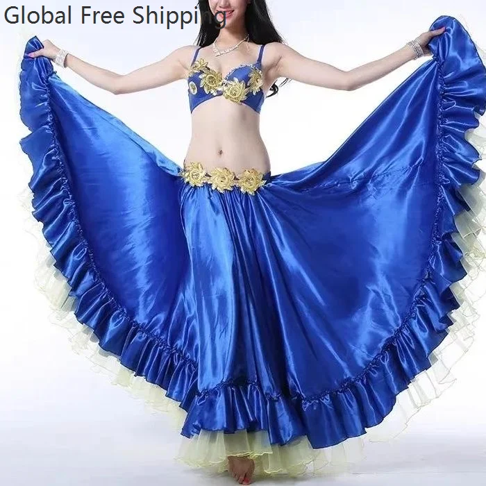 720 gradi Flamenco Danza spagnola Donna Ragazza Apertura Danza Gonna grande Toro Danza del ventre Costume da spettacolo teatrale 2026