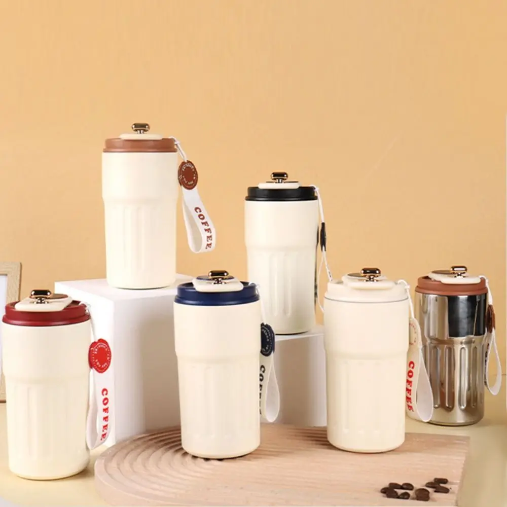 

Reusable 450ML Thermal Water Bottle Portable Creative Outdoor Insulated Mug Intelligent Large Capacity Drinking Bottle Household