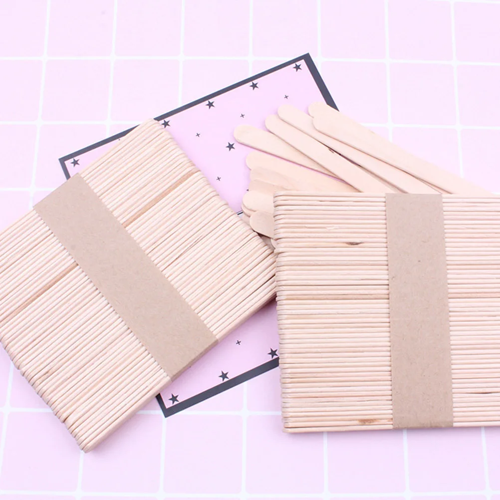 50 قطعة الحرف الخشبية الطبيعية لتقوم بها بنفسك الخشب المصاصة العصي للأطفال مدرسة مشاريع الحفلات تحريك Crafts بها بنفسك الحرف الخشبية العصي #6