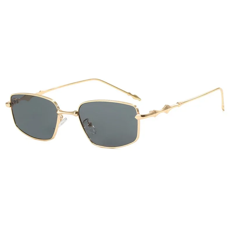 Men Square Irregular Versatile Sunglasses Retro Sunglasses  display picture 2