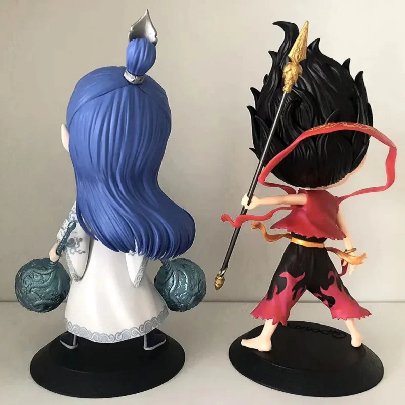 Gorąca sprzedaż Anime Nezha Birth Of The Demon Child Ne Zha Aobing Cartoon Action Figures Model Ornaments Kids Xmas Birthday Gifts New