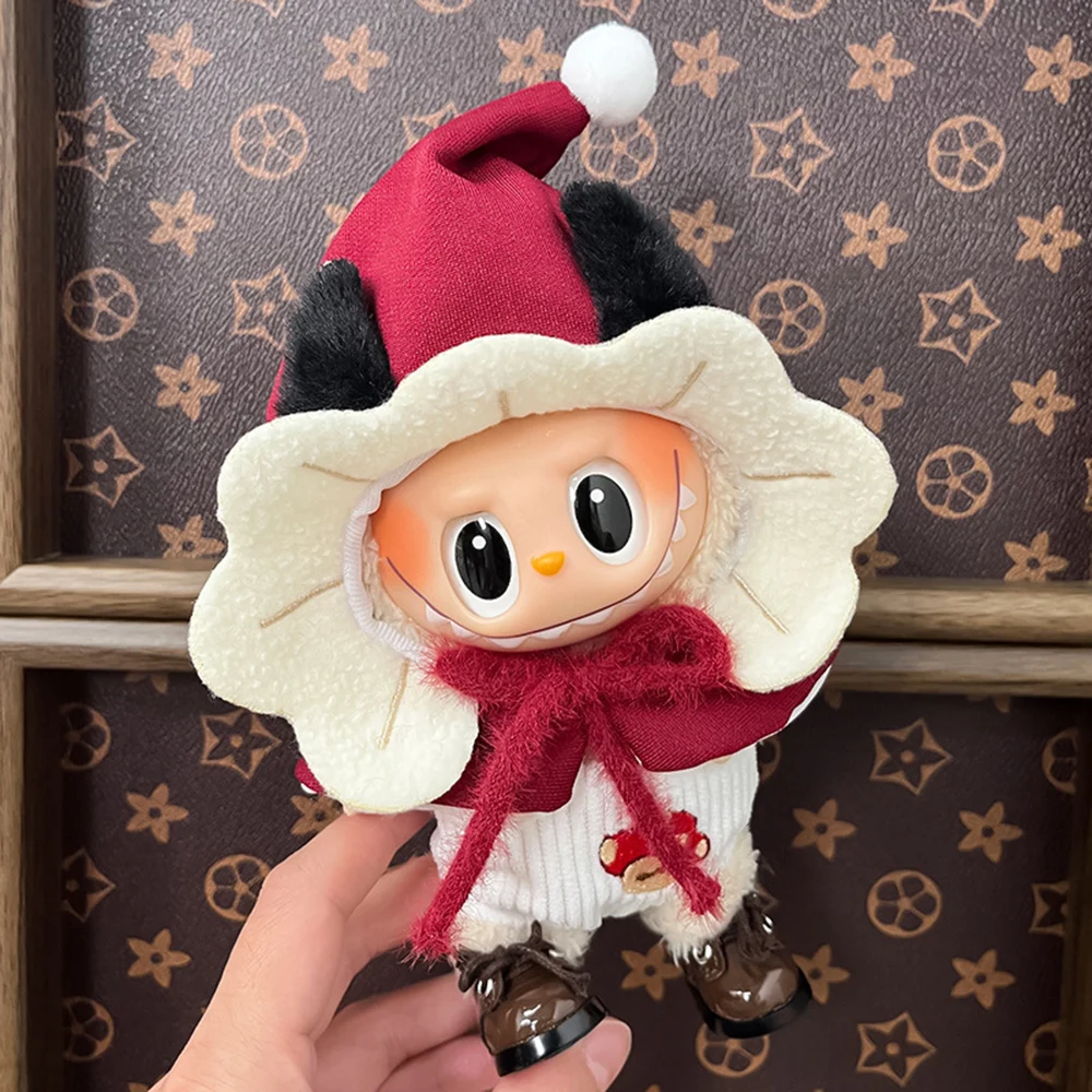 أزياء رائعة لملابس دمية Labubu 17 سنتيمتر ملابس عصرية إكسسوارات دمي أنماط متعددة