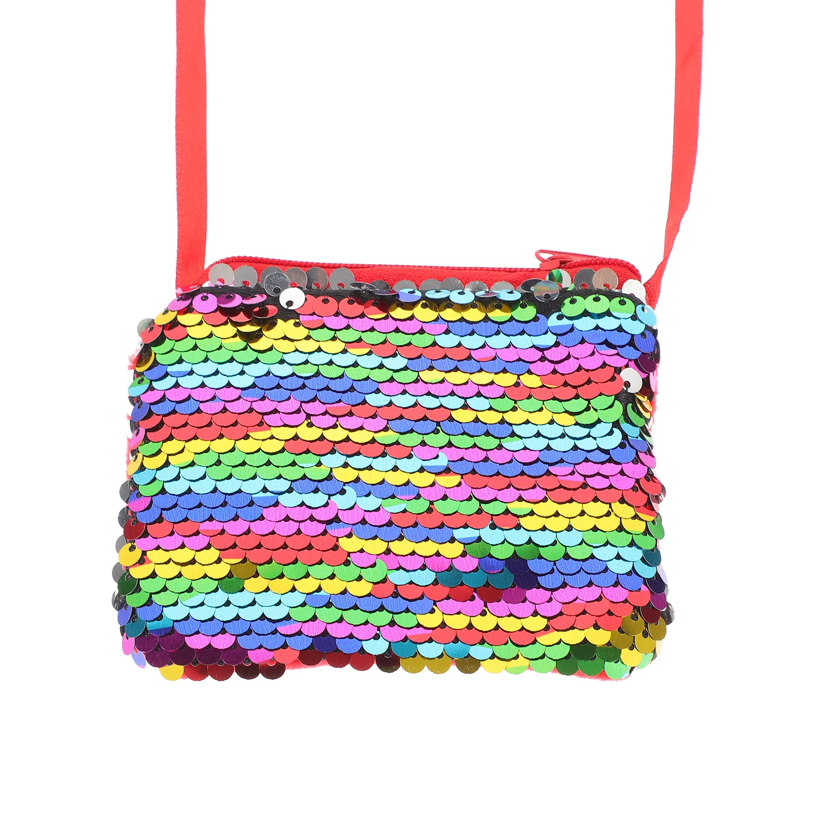Bolso bandolera pequeño con lentejuelas, correa de un solo hombro para fiesta al aire libre, Camping, compras, monedero pequeño versátil