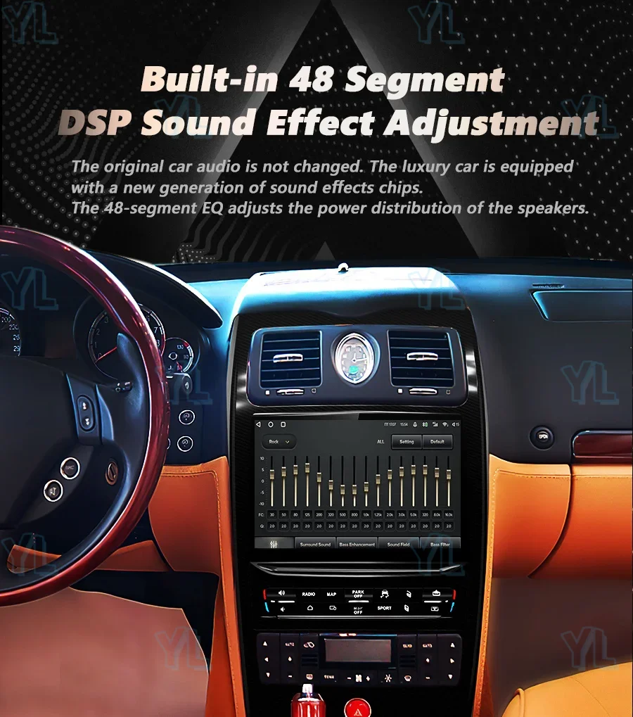 

Android 13.0 Qualcomm для Maserati Quattroporte 2009-2012 4G CarPlay автомобильный мультимедийный стерео радиоплеер головное устройство 10,26 "экран