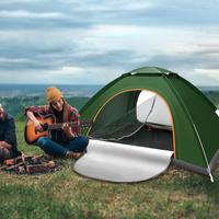 Camping Tent Dome Tent Automatic Camping Travel Tent Waterproof Instant Pop Up 2-3 People Automatic Camping Tent