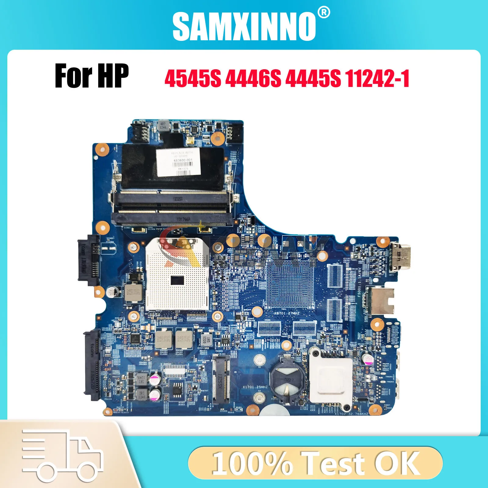 

11242-1 683600-501 683600-001 DDR3 для HP Probook 4540S 4545S 4445S Материнская плата ноутбука 100% полностью протестирована