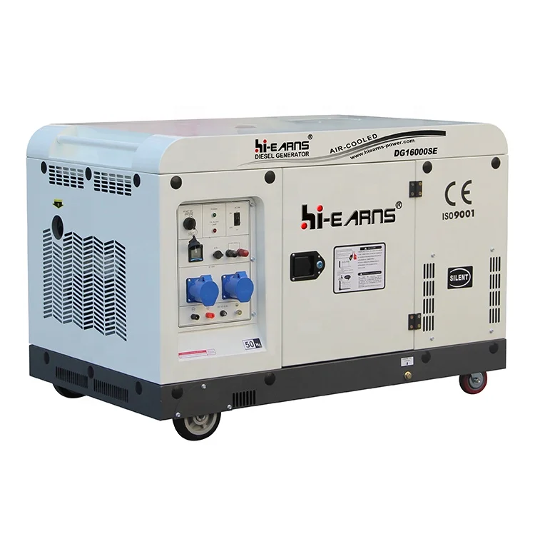 Hi-earns hot product DG16000SE single phase 12kw die·sel generator