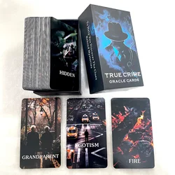 80PCS 12×7cm Oracle Tarot Cards in Box Divination Runes Board Game Detective Games Elements Scenario Cards Inspiration