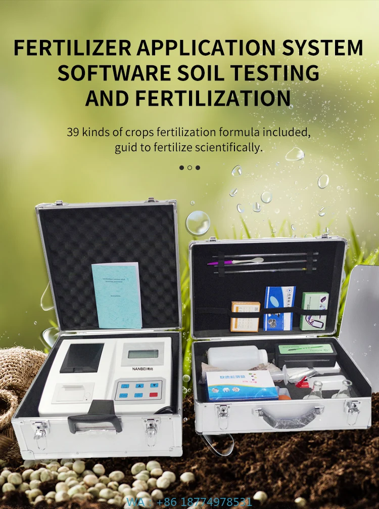 Tester Soil Npk Analyzer Trace Elements TesterAgricultural Instruments Soil Fertilizer Plant Nutrient Tester Fertility