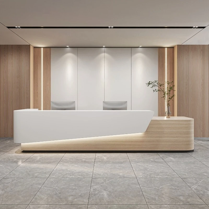 

Simple Aesthetic Reception Desks Modern Beauty Luxury Design Reception Desks Company Unique Mostrador Commercial Furniture