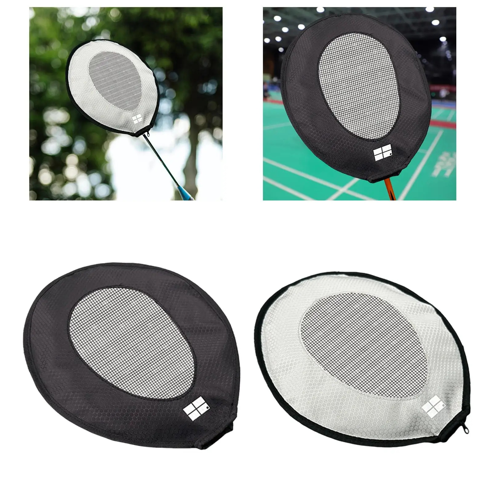 

Тренировочный чехол для ракетки для бадминтона, водоотталкивающий портативный чехол для головы ракетки для взрослых, начинающих, шитье в помещении и на открытом воздухе