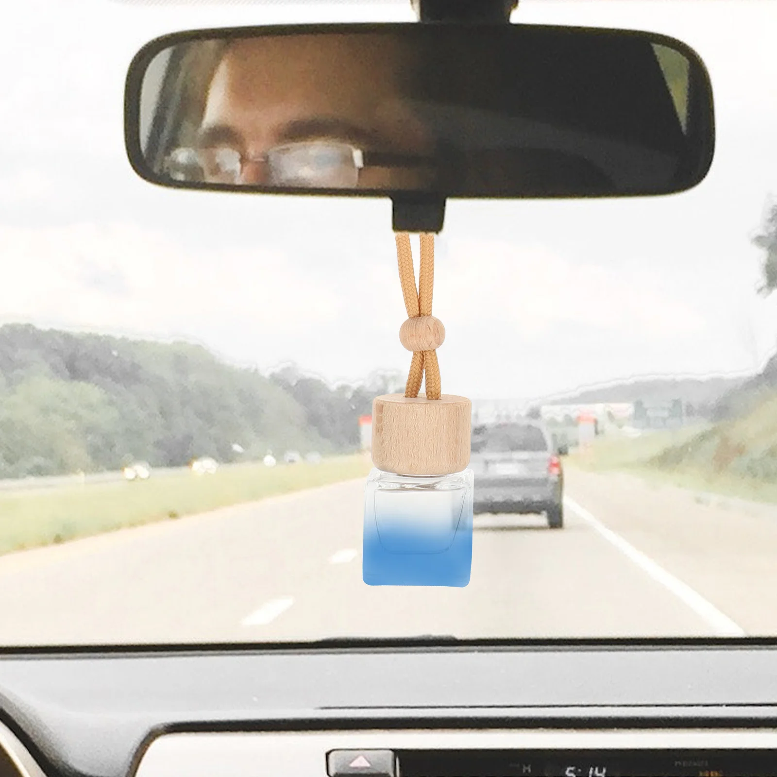 Diffuseur de parfum de voiture, bouteilles en verre, aromathérapie Portable, bouteille de parfum polyvalente, rechargeable, Compact, 9 pièces