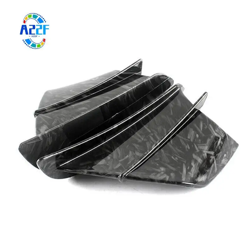 

A22F-For DUCATI 899 959 1199 1299 PANIGALE V4 R/S V2 Carbon Fiber Wing Let Guard Winglet Air Deflector Universal